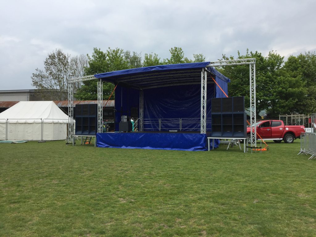 Outdoor Stage Hire from DJ Gear Hire Manchester, Cheshire and the North ...